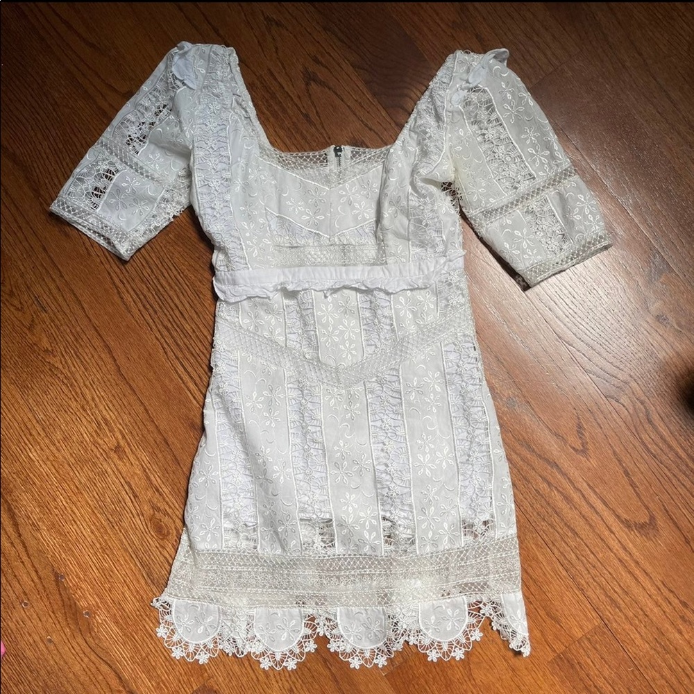 for love and lemons ivory lace amandine